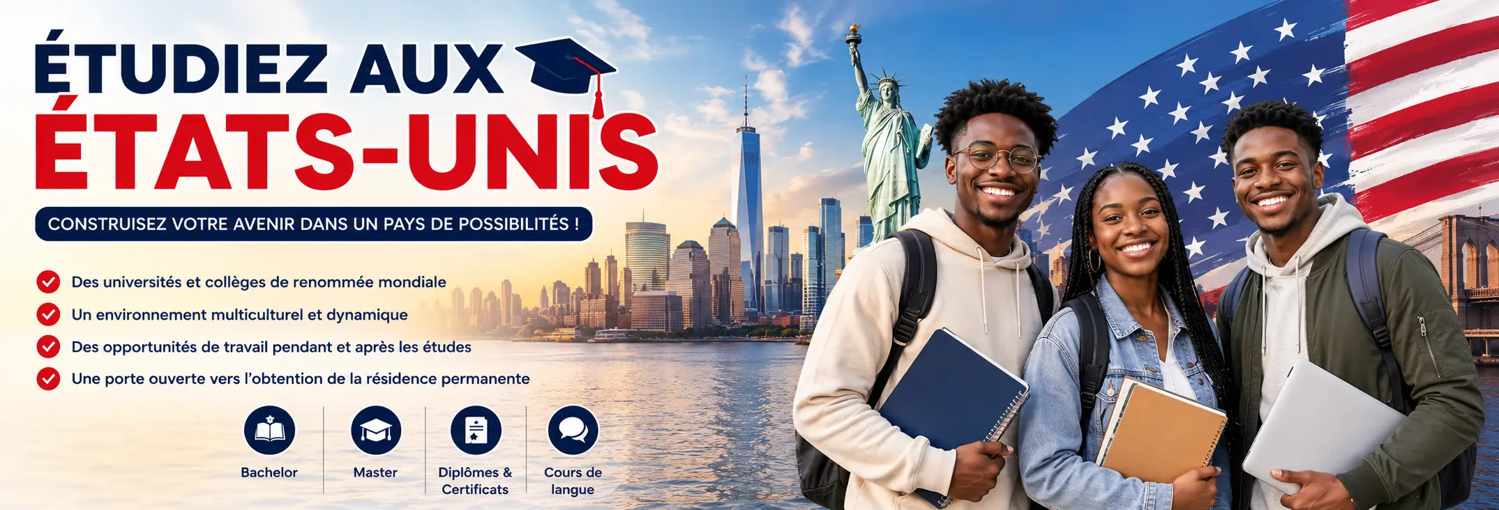 Étudier aux États-Unis